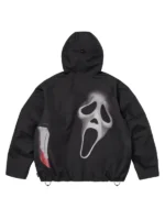Back view of the Supreme Ghostface Shell Black Jacket.