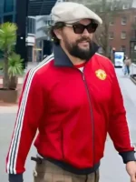 United Jason Momoa Red Track Jacket Side Look View