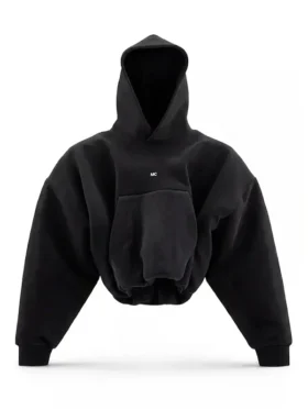 Front view of the classic Black Unlucky Cloud Hoodie.