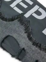 Gallery Dept Archive Black Hoodie sleeves detail view