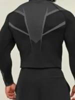 Back view of the gymshark onyx v5 hoodie in Grey.