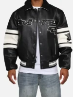 AVIREX Brooklyn Jacket front view showing front design, fit, and clean jacket detailing clearly