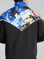 Clean rear perspective of the Adidas x The Stone Roses Track Jacket.