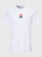 Front view of the Bull BORA Hansgrohe Remco White T-Shirt.