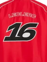 Artistic design perspective of the Charles Leclerc Racing Jacket.