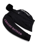 Chrome Hearts Deadly Doll Black Hoodie Front View