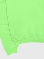 Macro texture shot of the Coachella Its Not Clocking To You Hoodie.