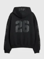 Back view of the classic Coachella Oversized Hoodie Pullover.