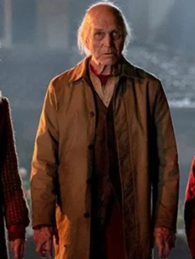 David Morgan Insidious Out of the Further Coat front view showing front design and sharp fit