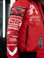 Side profile of the vibrant Dogfight Sengoku Edition Jacket.