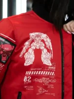 Close-up of the fabric on the Dogfight Sengoku Edition Jacket.