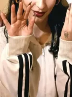 Euphoria S03 Maddy Perez Jacket close-up view showing texture, stitching, and fine design details