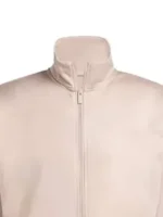 Euphoria S03 Maddy Perez Jacket collar look showing neckline design, fit, and clean style detail