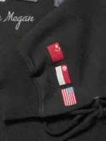 A full lifestyle display of the Gap x Katseye Megan Hoodie showing its soft texture and contemporary fit.