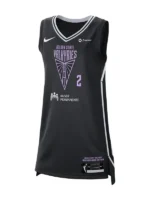 Direct front profile of the Golden State Valkyries Kaitlyn Chen Victory Jersey.