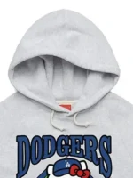 General perspective of the Hello Kitty x Los Angeles Dodgers Hoodie.
