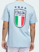 Back view of the stylish Italy World Cup 2026 Away Blue T Shirt.
