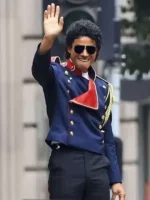 Jaafar Jackson Michael Blue Jacket View Look