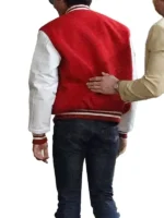 Jaafar Jackson Michael Varsity Jacket Back View