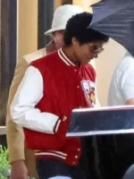 Jaafar Jackson Michael Varsity Jacket Side View