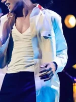 Jaafar Jackson Michael White Jacket Closure View