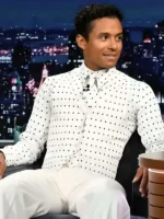 Jaafar Jackson Tonight Show White Vest