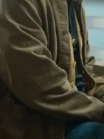 Jamie Bell Half Man Green Jacket look view showing full design, relaxed fit, and green outerwear style