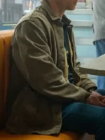 Jamie Bell Half Man Green Jacket side view showing profile shape, clean fit, and smooth structure