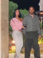 Kim Kardashian Style Pink Statement Jacket front view showing clean design and sharp fit
