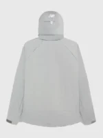 Back view of the Kith New Balance Grey Reflective Jacket.