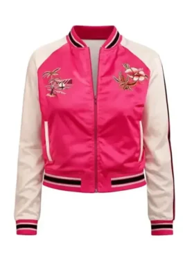 L'infiltrée Maxime Varsity Jacket view look showing full styled outfit and wearable street appeal