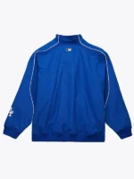 Back view of the iconic Los Angeles Dodgers Royal Dugout Jacket.