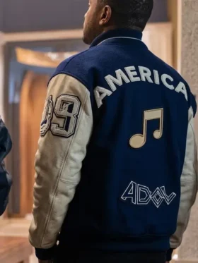 Luke Bryan American Idol 2026 Varsity Jacket back view showing rear design and smooth varsity finish
