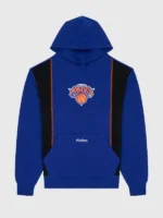 Front view of the classic Malbon x Knicks Borough Hoodie.