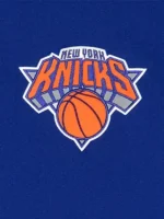 Detailed design view of the Malbon x Knicks Borough Hoodie.