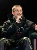 Marty Supreme Black Jacket styled look showing full street outfit and wearable character appeal