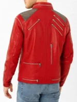 Rear profile of the iconic Michael Jaafar Jackson Beat It Jacket.