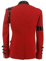Michael Jackson Award Ceremony Red Blazer Back View