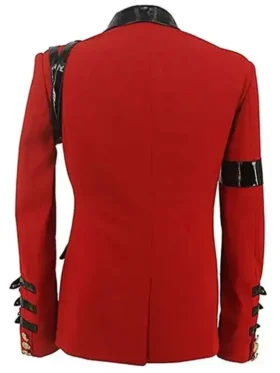 Michael Jackson Award Ceremony Red Blazer Back View