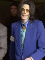 Michael Jackson Courtside Blue Blazer Closure View