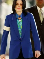 Michael Jackson Courtside Blue Blazer Front View