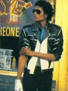 Direct front profile of the Michael Jackson MJ Pepsi Ad Jacket.