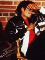 Profile angle of the Michael Jackson MJ Pepsi Ad Jacket.
