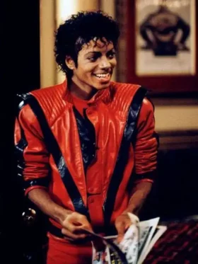 Michael Jackson Red Thriller Jacket Front View