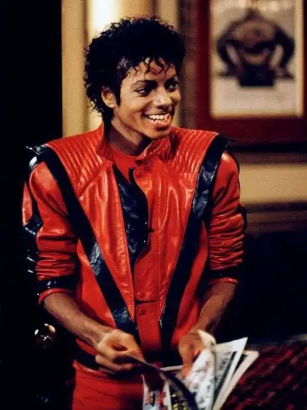 Michael Jackson Red Thriller Jacket Front View Michael Jackson Red Thriller Jacket Front View