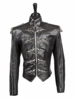 Michael Jackson V8 Black Leather Jacket