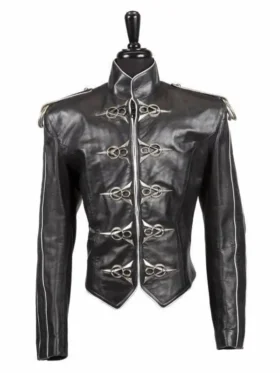 Michael Jackson V8 Black Leather Jacket