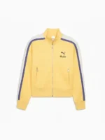 A front view of the NYC Flagship Womens Track Jacket featuring a premium athletic design with a full zip closure.