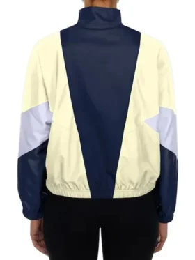 Rear perspective of the New Era Leisure City Connect Windbreaker.