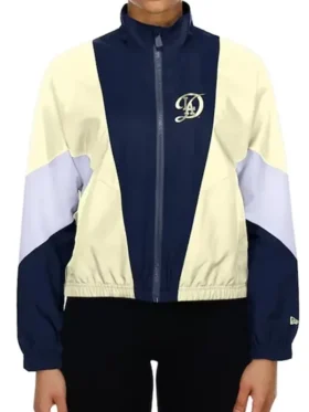 Direct front look at the New Era Leisure City Connect Windbreaker.